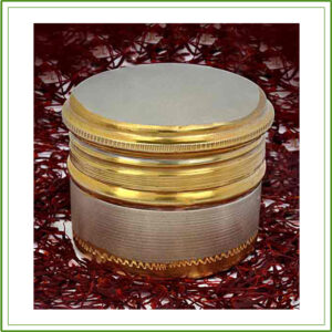 Grade ‘1’ Kashmiri Saffron-5 gm in Sterling Silver Case